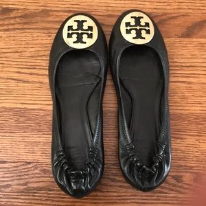 Authentic Tory Burch Minnie Travel Ballet Flat